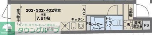 COCOFLAT赤堤の物件間取画像
